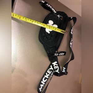 Mickey Mouse Disney Black & White Quilted Belt Bag